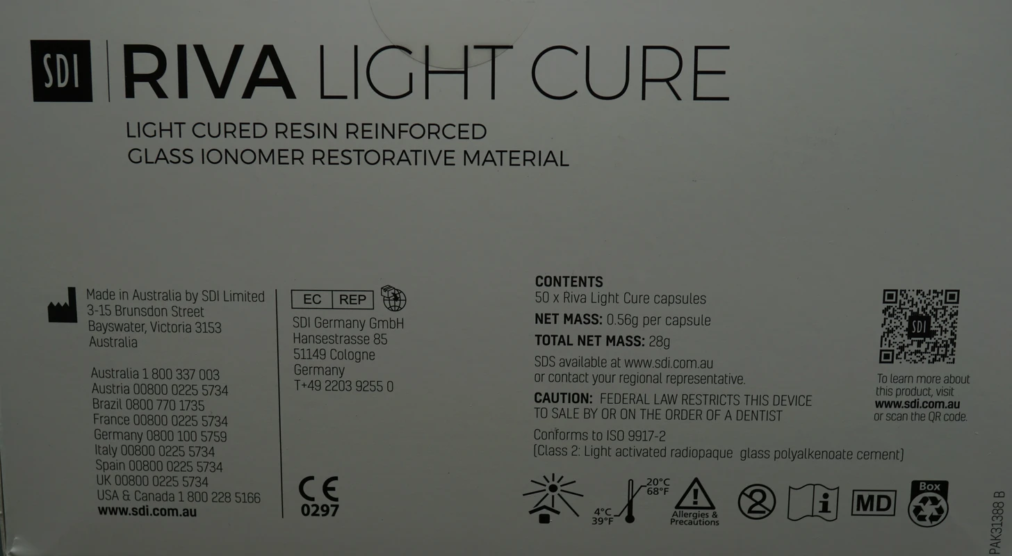 riva light cure SDI