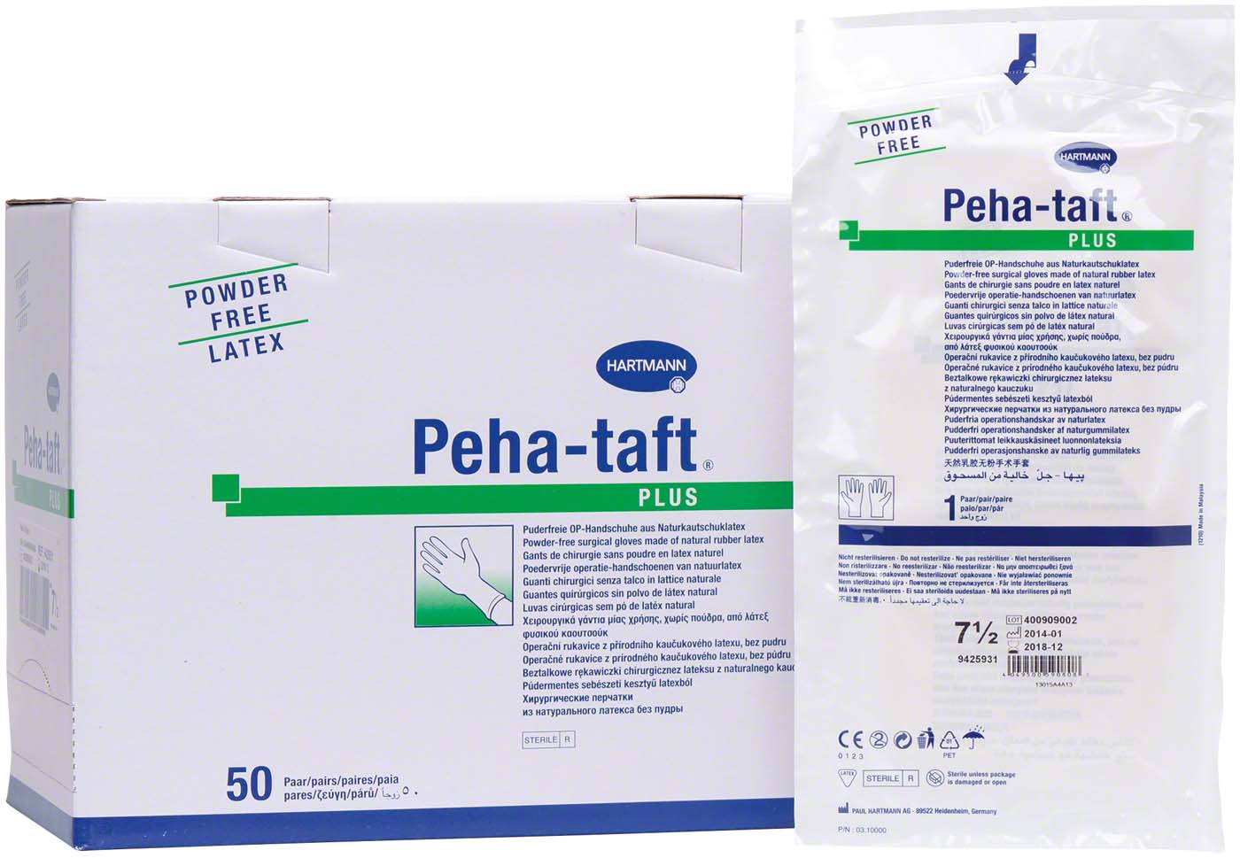 Peha-taft® Latex POWDERFREE HARTMANN