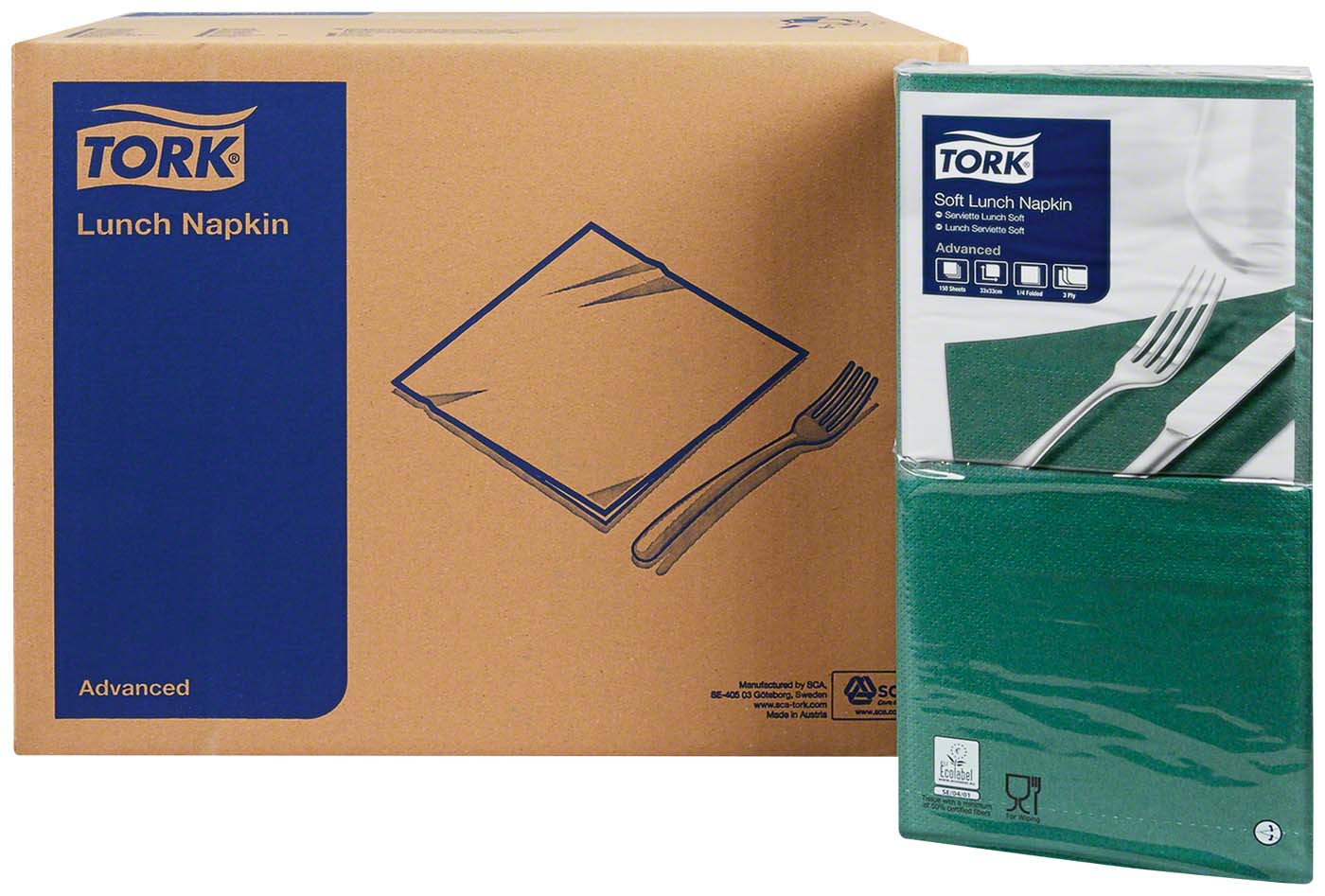 TORK® Soft Lunchservietten (1/4 Falz) essity