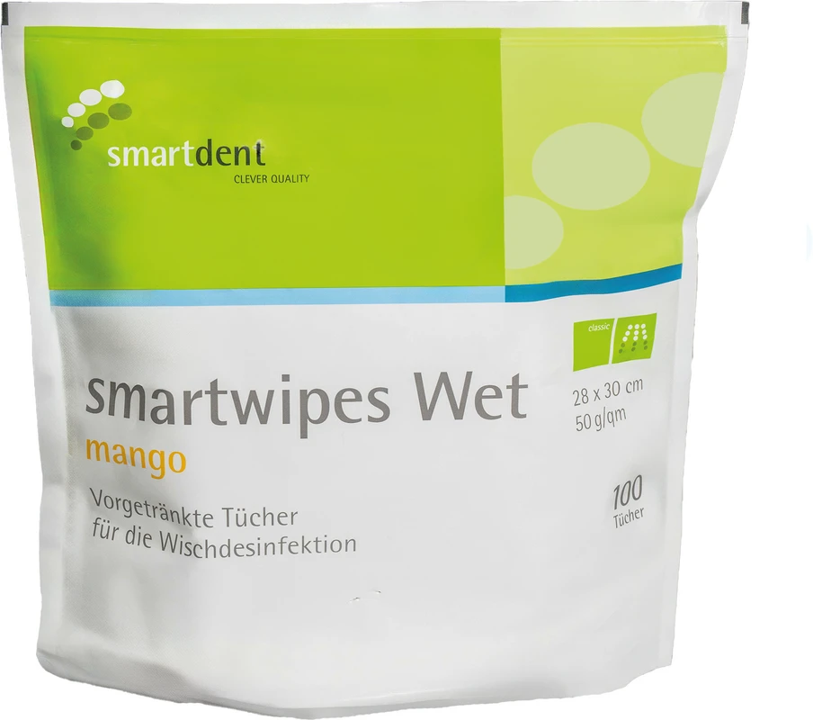 smartwipes Wet Beutel 100 Stück mango, 28 x 30 cm