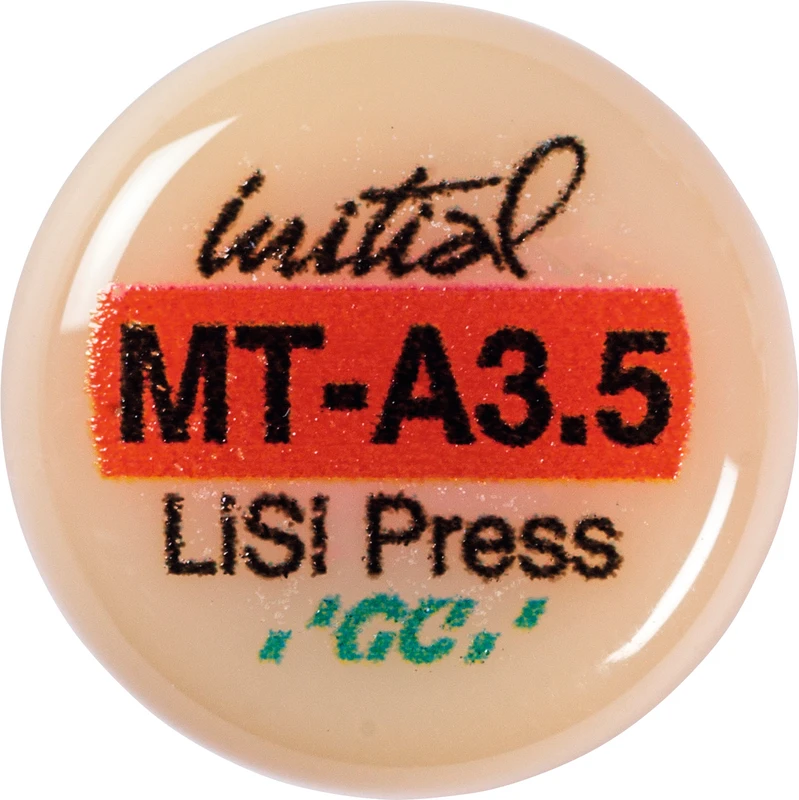 GC Initial™ LiSi Press Packung 5 x 3 g Rohling A3,5 MT