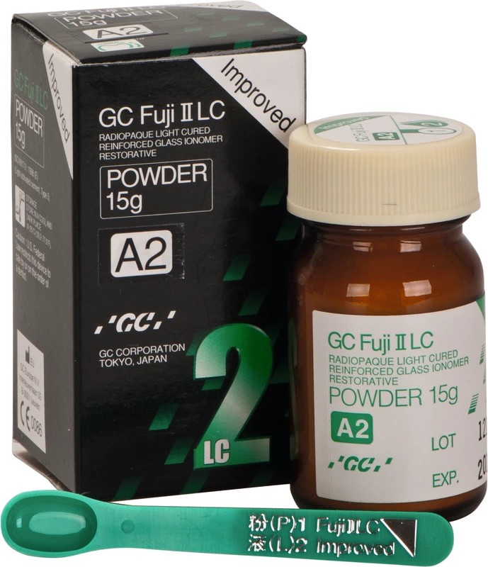 GC Fuji® II LC Improved Nachfüllpackung 15 g Pulver A2