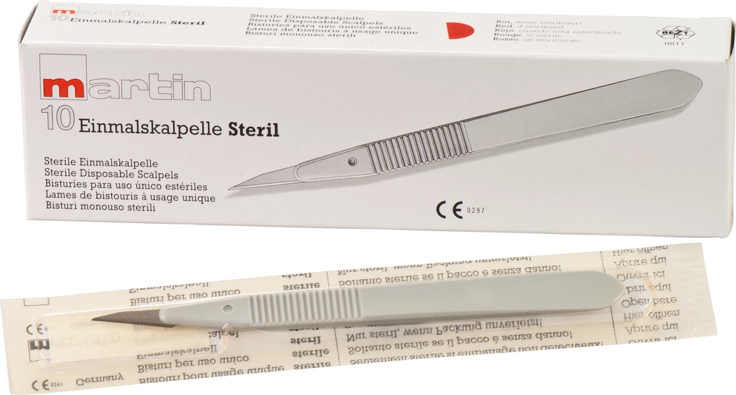 Einmal-Skalpelle Packung 10 Stück Figur 11