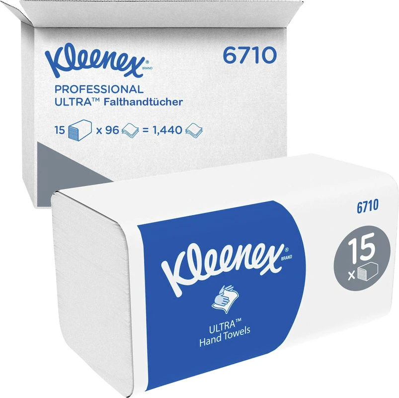 Kleenex® Ultra Karton 15 x 96 Stück 21,5 x 31,8 cm, 3-lagig