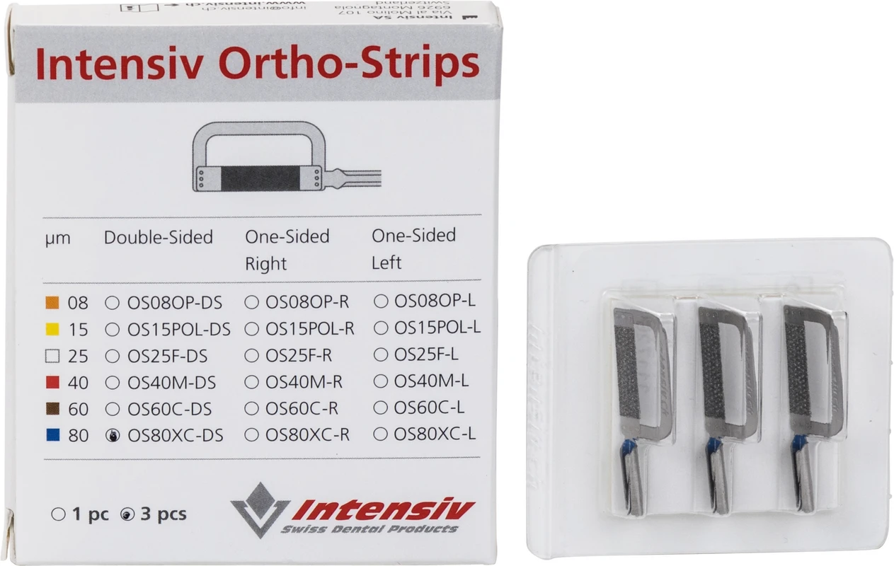 Ortho-Strips System Packung 3 Stück einseitig OS08OP-L/3