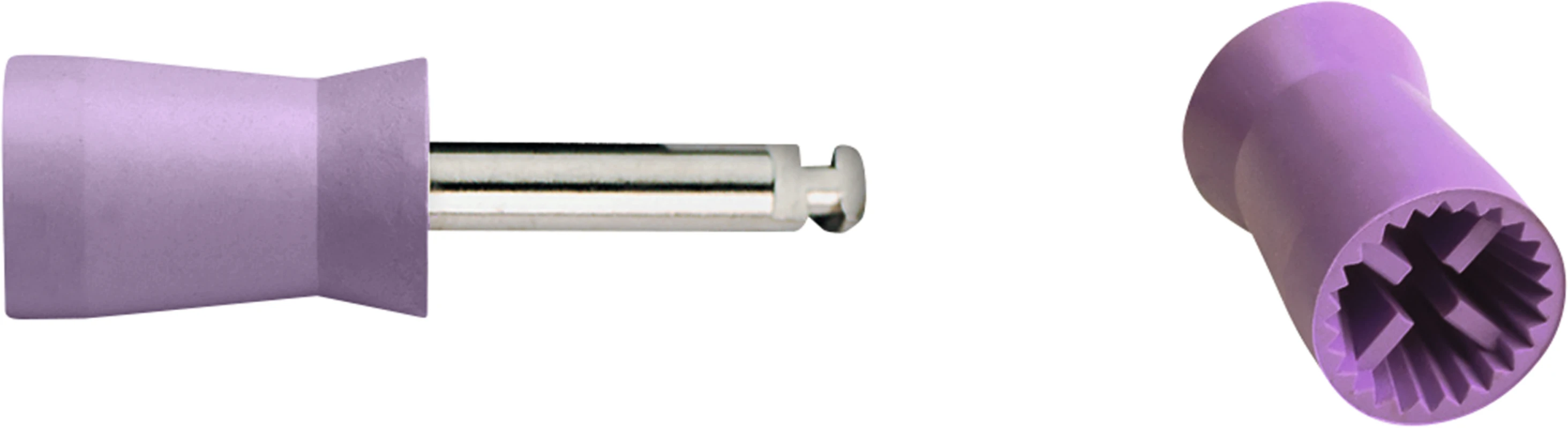 Young™ Prophylaxekelch Traditional Web Latch-Type Packung 144 Stück lila, lang, weich