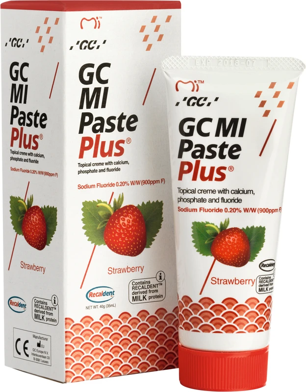 GC MI Paste Plus™ Packung 10 x 40 g Erdbeere