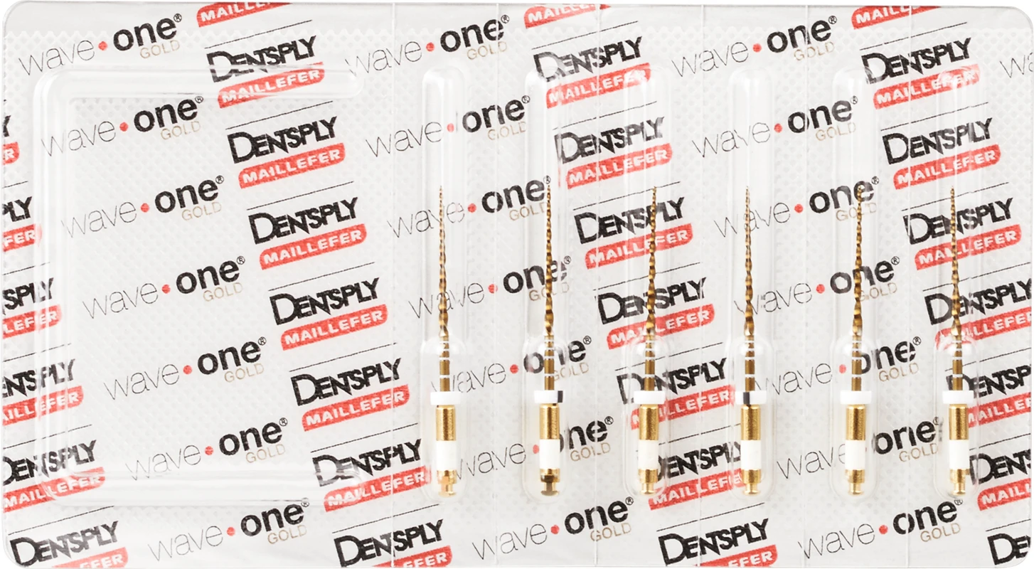 WaveOne® Gold Packung 6 Stück LARGE, 25 mm, Taper.05 ISO 045