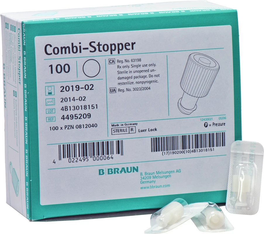 Combi-Stopper-Verschlusskonen Packung 100 Stück weiß