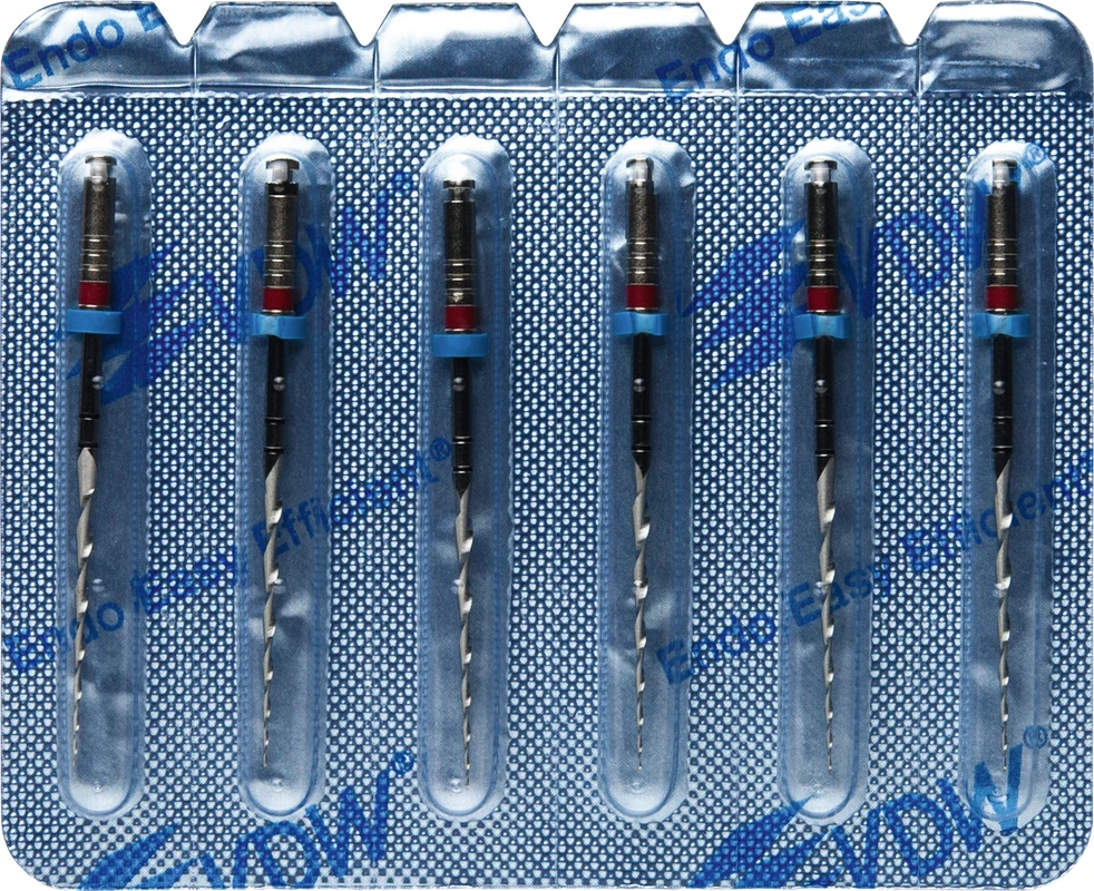 Mtwo® Blisterpackung 6 Instrumente ABT 21 mm, 31 mm, Taper.06, ISO 025 Mtwo® Instrumente VDW