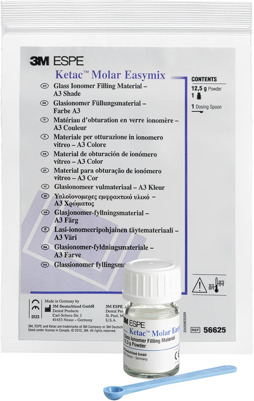 Ketac™ Molar Nachfüllpackung 12,5 g Easymix Pulver A3