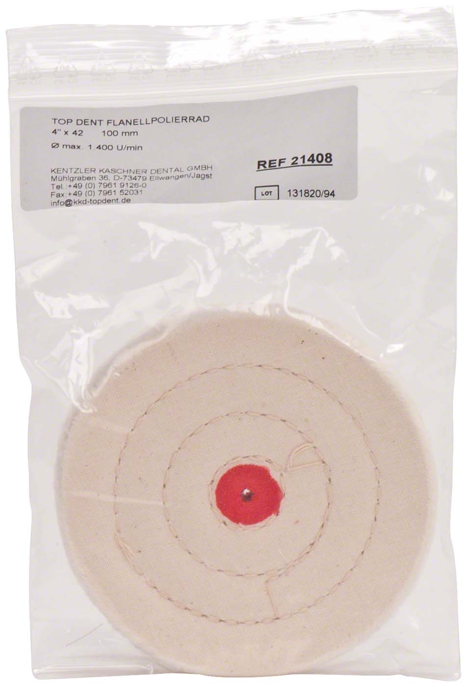 TOPDENT Flanellpolierrad Kentzler-Kaschner