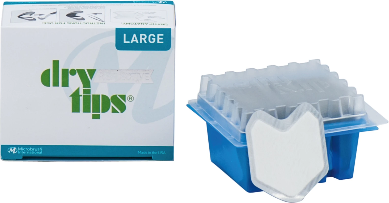 Reflective DryTips® Packung 50 Stück silber, groß