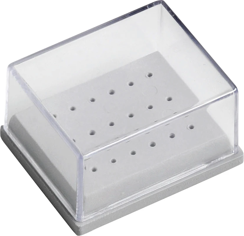 Bohrerständer Stück für 18 FG Instrumente, 64 x 53 x 35 mm