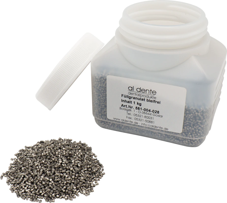 Füllgranulat V2A-Edelstahl Dose 1 kg Granulat
