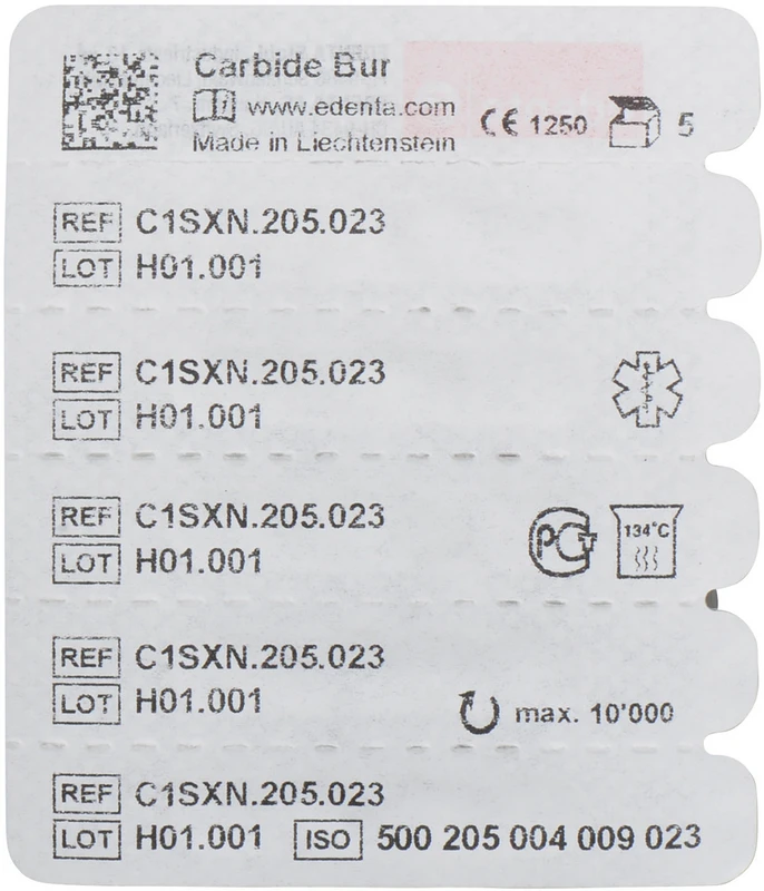 HM-Bohrer C1SXN Packung 5 Stück Kreuzverzahnung blau, RAL, Figur 004 ISO 023