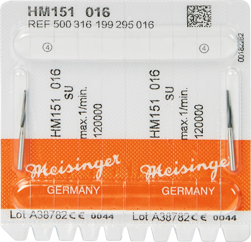 Chirurgie Fräser HM 151 Packung 2 Stück FG XL, Figur 199, 10,8 mm, ISO 016 Chirurgie Fräser HM 151 Hager & Meisinger