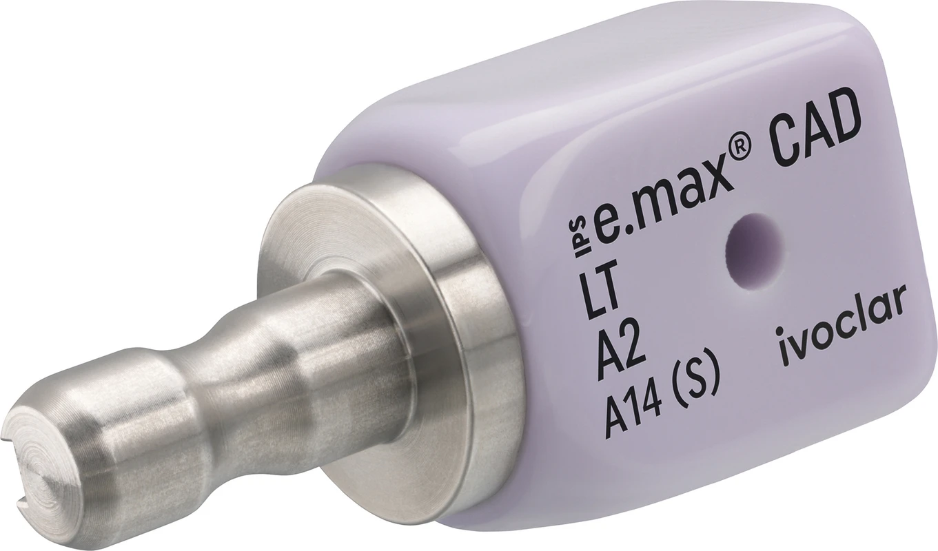IPS e.max CAD for CEREC/inLab Packung 5 Stück Gr. A14 S, A2 LT