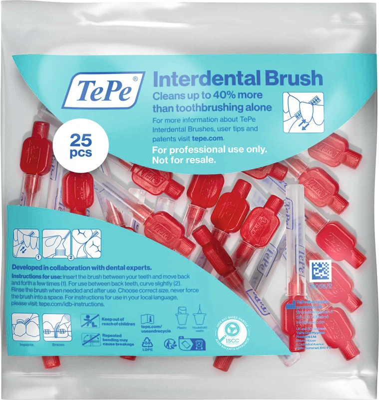 TePe® Interdentalbürsten Original Packung 25 Stück rot, Ø 0,5 mm