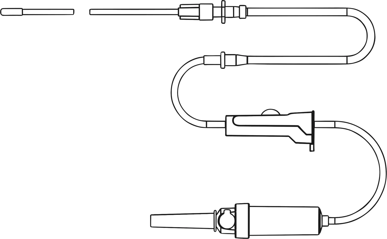 Elcomed Sprayschlauchset Packung 6 Stück 3,8 mm für Motor mit 3,5 m Kabel
