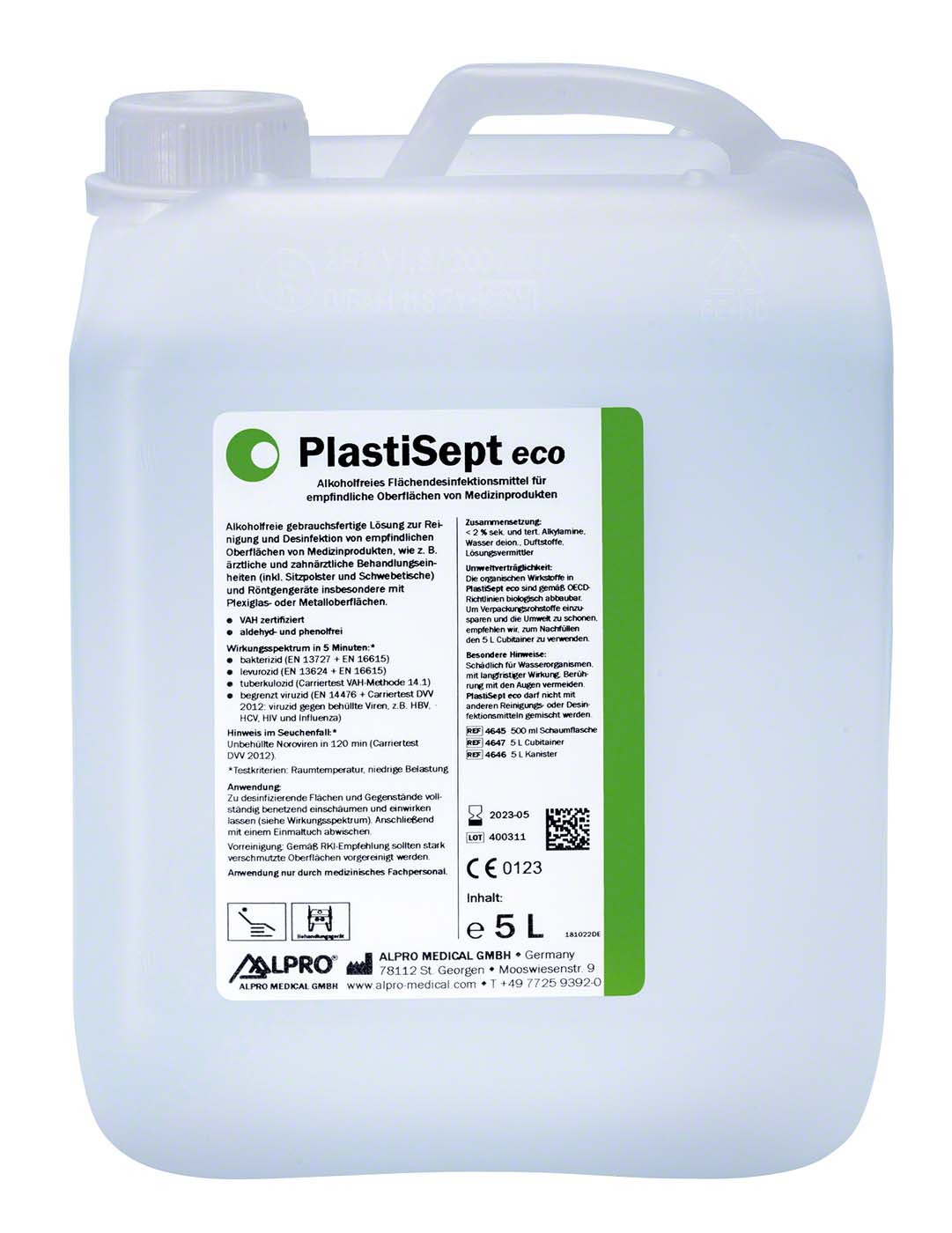 PlastiSept eco ALPRO MEDICAL