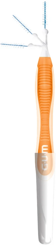 GUM® TRAV-LER® Interdentalbürsten Nachfüllbeutel 36 Stück Kerze, orange, Ø 0,9 mm