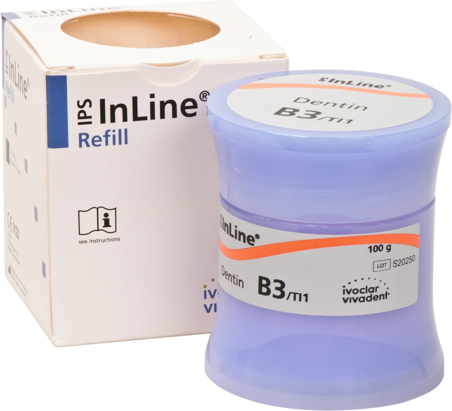 IPS InLine® Dose 100 g Pulver dentin A-D B3