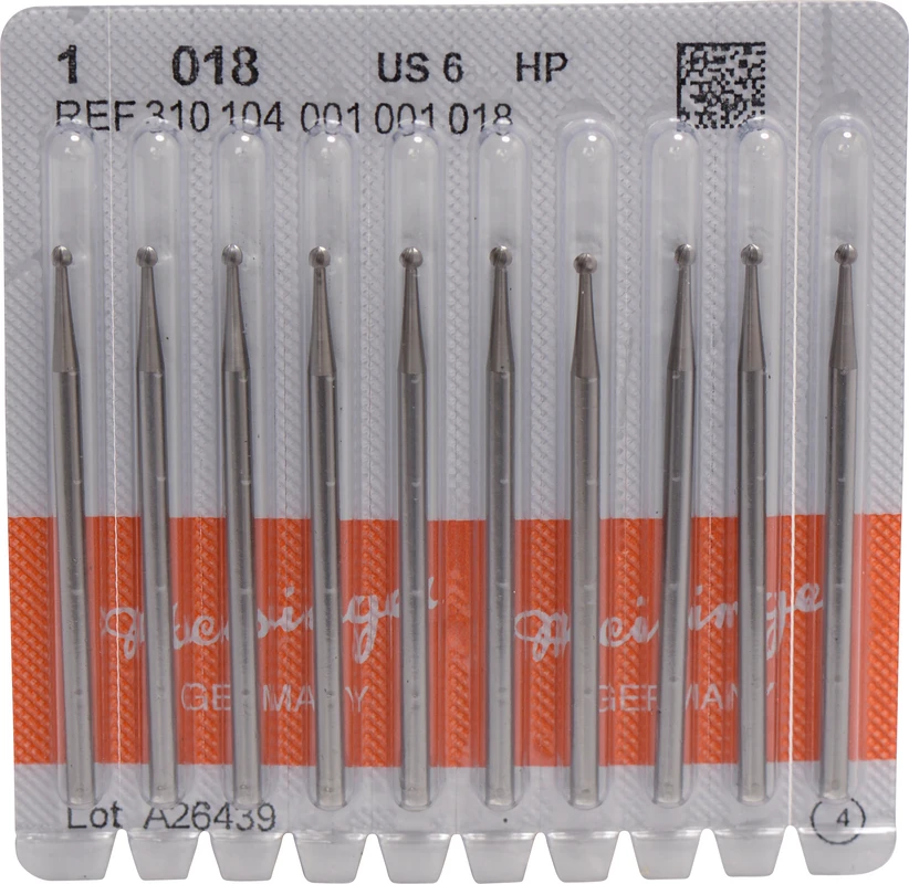 Stahlbohrer 1 Packung 10 Stück HP, Figur 001, ISO 018