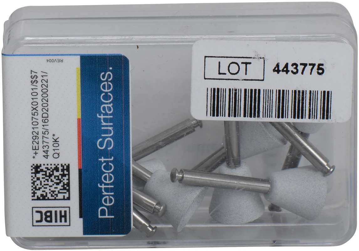 EVE UNIVERSAL Packung 10 Stück weiß mittel, RA, Figur umgekehrter Kegel, 9 x 8,5 mm