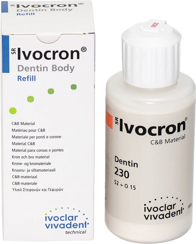 SR Ivocron® Flasche 100 g Pulver dentin 230/1E