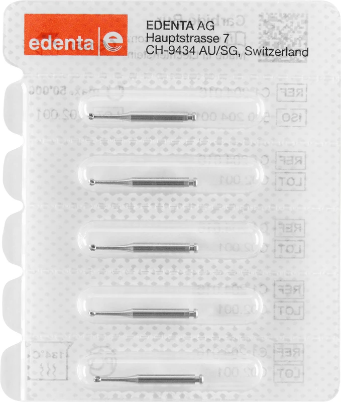 HM Bohrer C1 Packung 5 Stück RA, Figur 001, ISO 016
