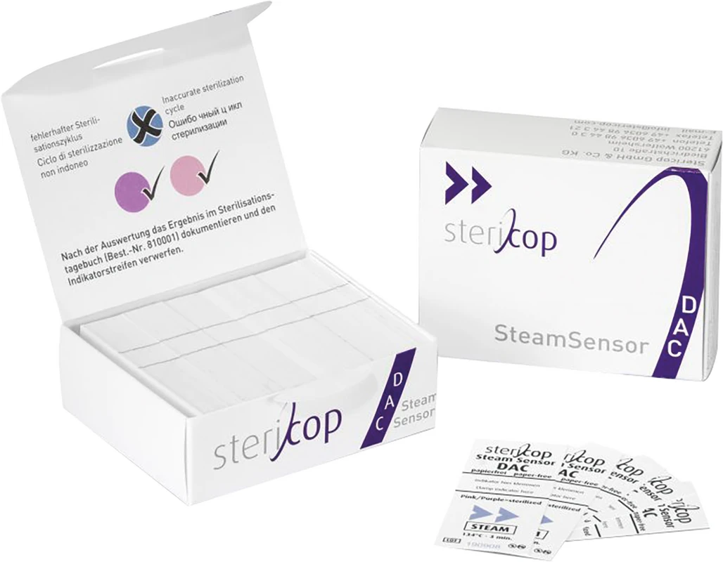 Steri-Indikator Steam-Sensor DAC Packung 250 Stück