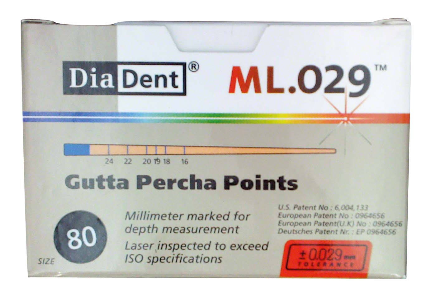 DiaDent® ML.029™ Gutta Percha Points Diadent