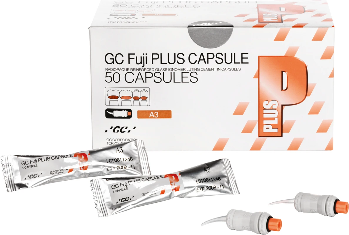 GC Fuji PLUS Packung 50 Kapseln A3