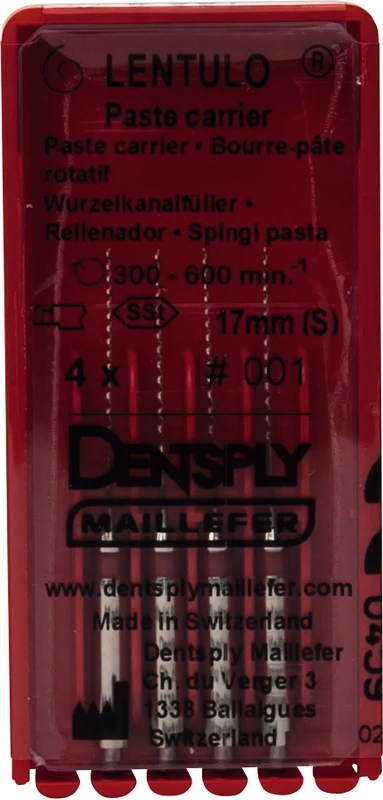 Wurzelkanalfüller "LENTULO®" Packung 4 Stück 17 mm, Gr. 1