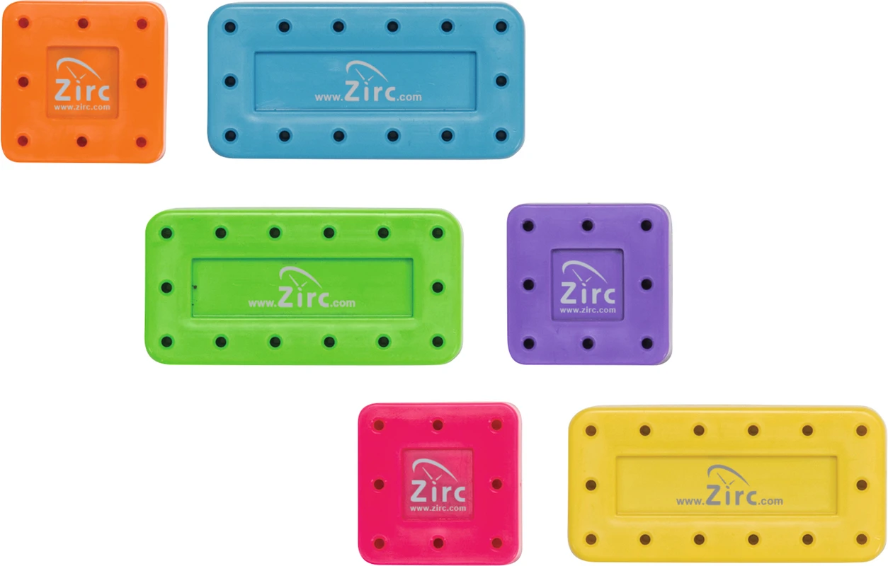 Bohrerständer Stück für 14 Instrumente, grau, 7,5 x 3,8 x 1,3 cm