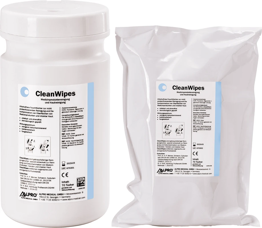 CleanWipes ALPRO MEDICAL