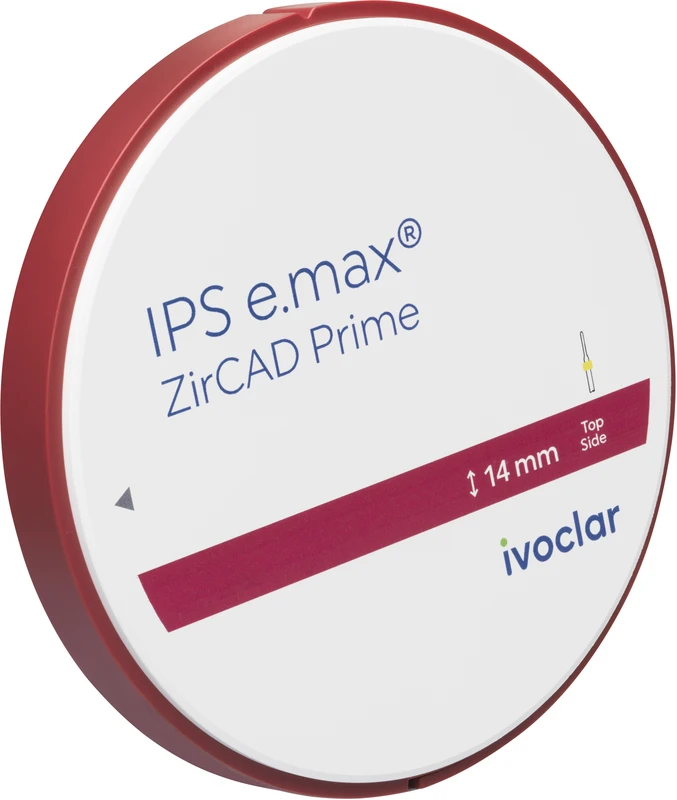 IPS e.max® ZirCAD Prime Stück Ø 98,5 mm H 14 mm, A2