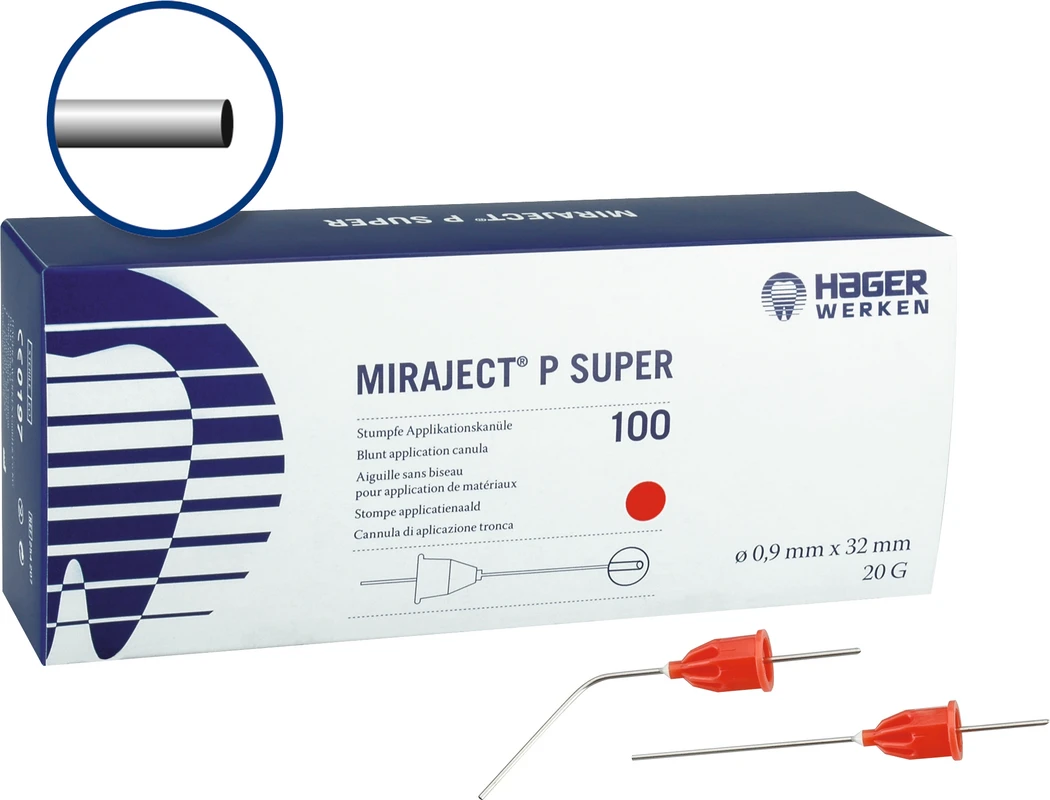 MIRAJECT® P SUPER Packung 100 Stück Ø 0,9 x 32 mm