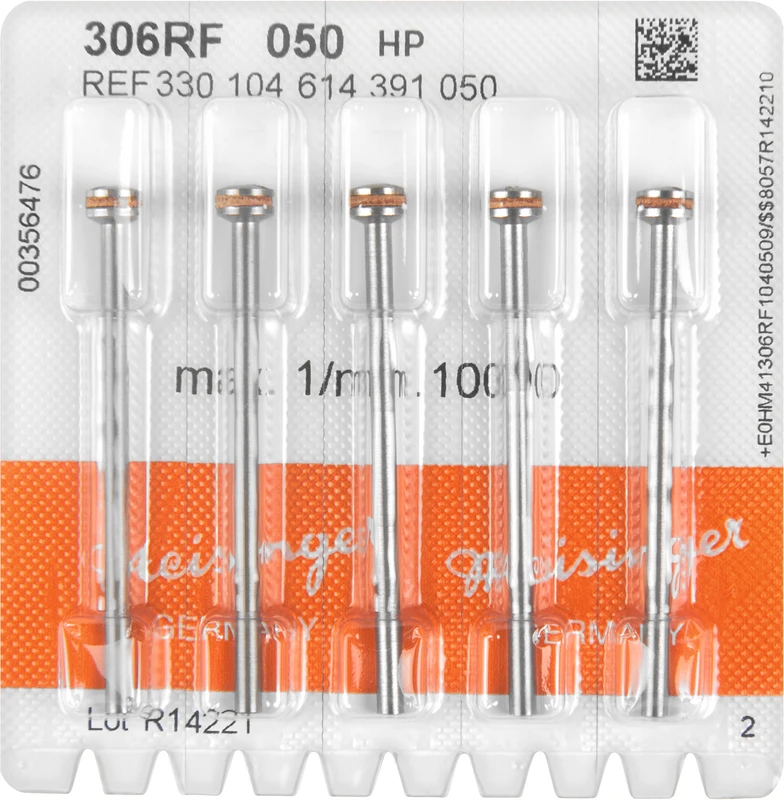 Mandrell 306RF Packung 5 Stück HP, ISO 050