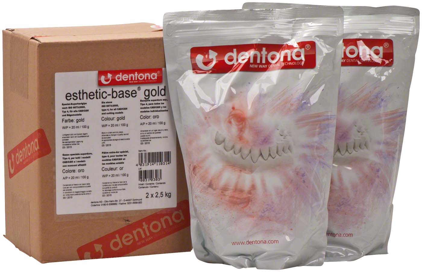 esthetic-base® gold dentona