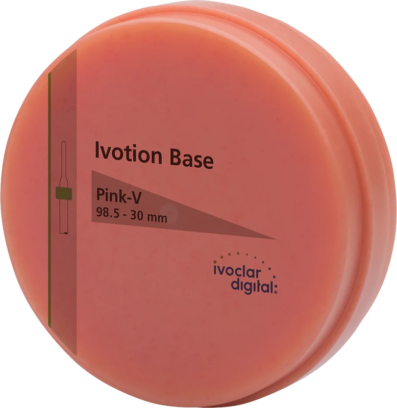 Ivotion Base Stück Ø 98,5 mm, H 30 mm, Pink-V