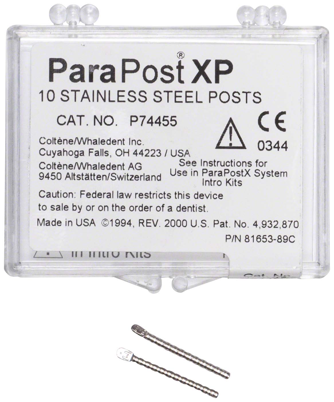 ParaPost® XP™ Edelstahlstifte COLTENE