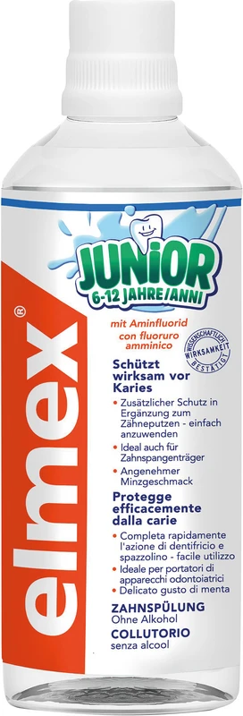 elmex® JUNIOR Zahnspülung Flasche 400 ml
