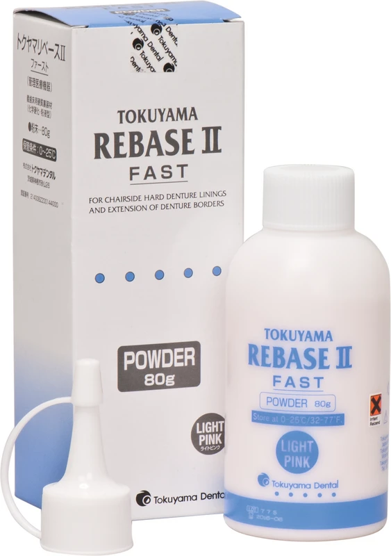 REBASE II FAST Flasche 80 g Pulver DentaFloc Tabs BDT