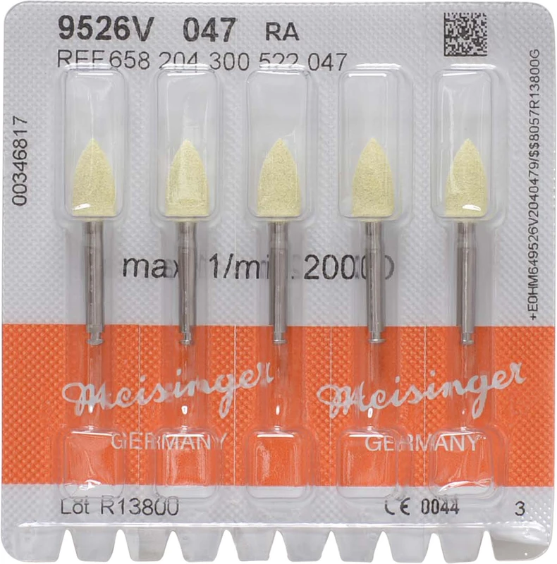 Komposite Polierer 9526 Packung 5 Stück grün, RA, Figur 300, 10,5 mm, ISO 047