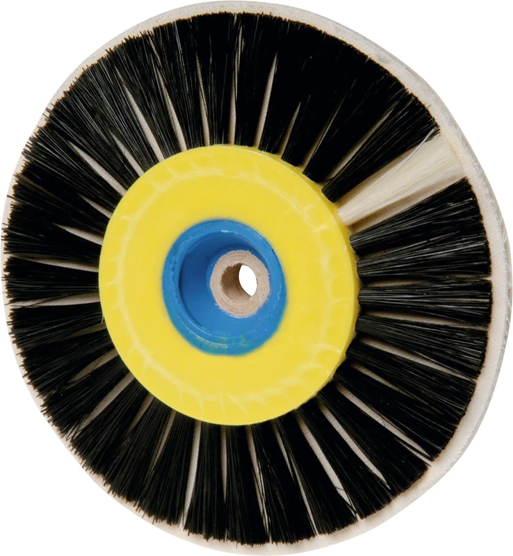 Chungkingbürste Packung 12 Stück Ø 80 mm, Chungking-Borste inkl. Leineneinlage