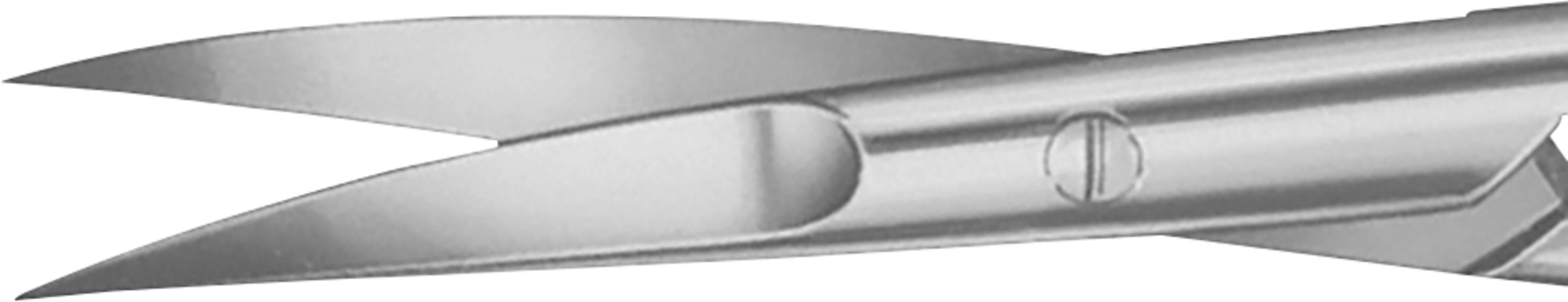 Feine Scheren nach Joseph Stück BC157R, gebogen