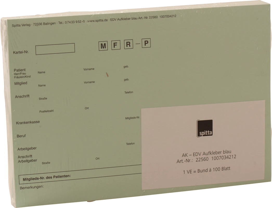 Adressaufkleber DIN A5 Spitta Verlag