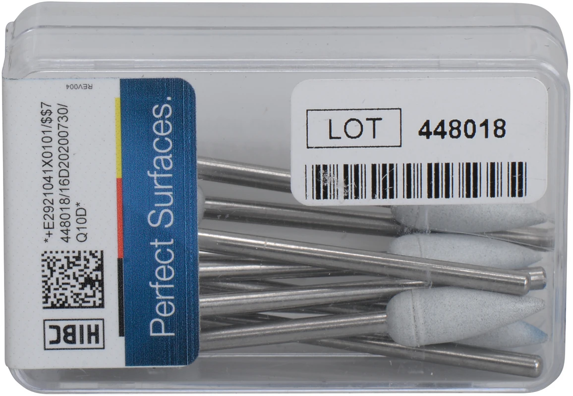 EVE UNIVERSAL Packung 10 Stück weiß grob, HP, Figur Spitze, 5,5 x 15 mm